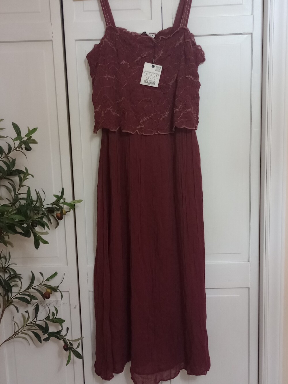 🌿🍒NWT Zara Women’s Dress Size Small ( READ DESCRIPTION!)🍒🌿 - Picture 7 of 13